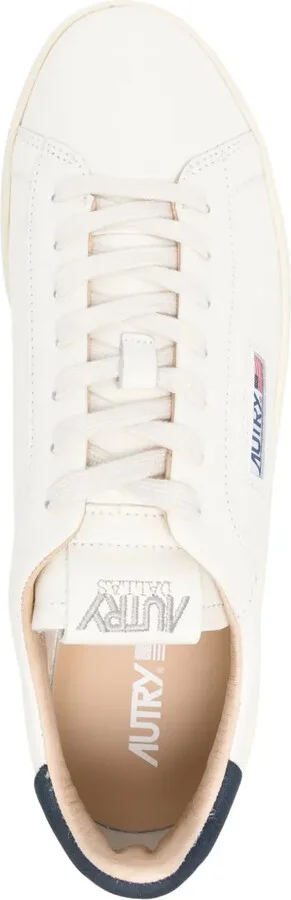Logo-Appliqué Leather Sneakers - Image 4