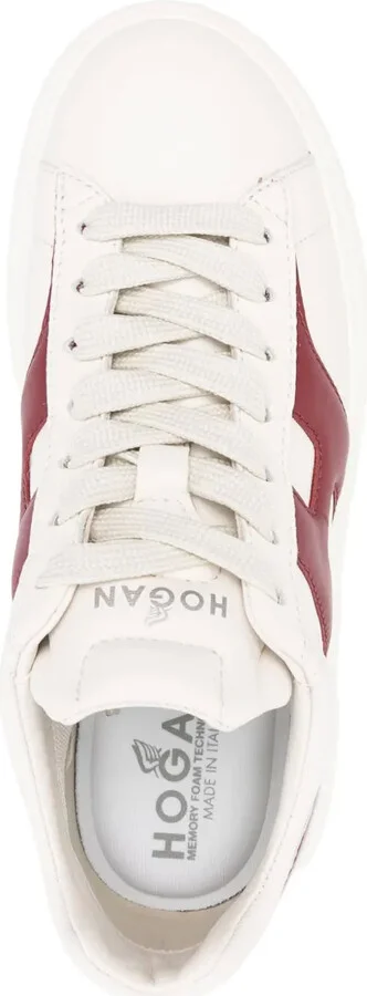 Logo-Appliqué Leather Sneakers - Image 4