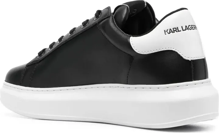 Logo-Appliqué Leather Sneakers - Image 3