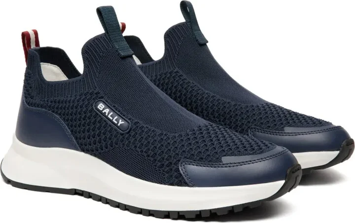 Logo-Appliqué Mesh-Panelling Sneakers - Image 2