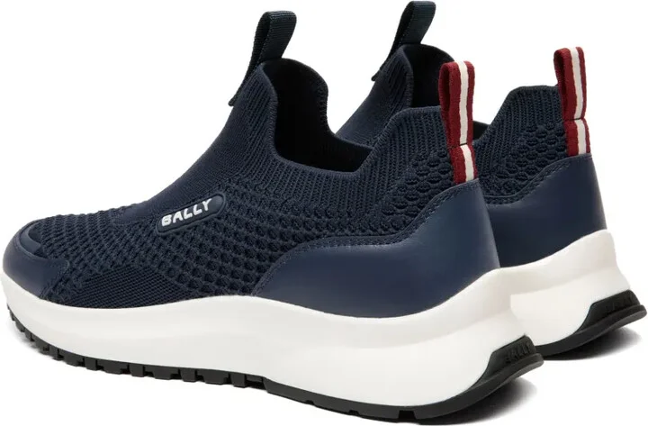 Logo-Appliqué Mesh-Panelling Sneakers - Image 3