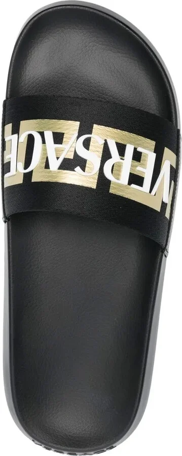 Logo-Appliqué Open Toe Slides - Image 4