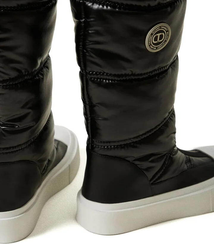 Logo-Appliqué Padded Boots - Image 2