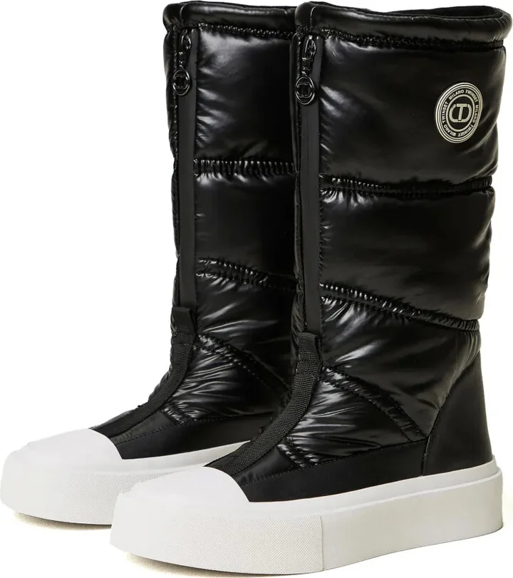 Logo-Appliqué Padded Boots - Image 3