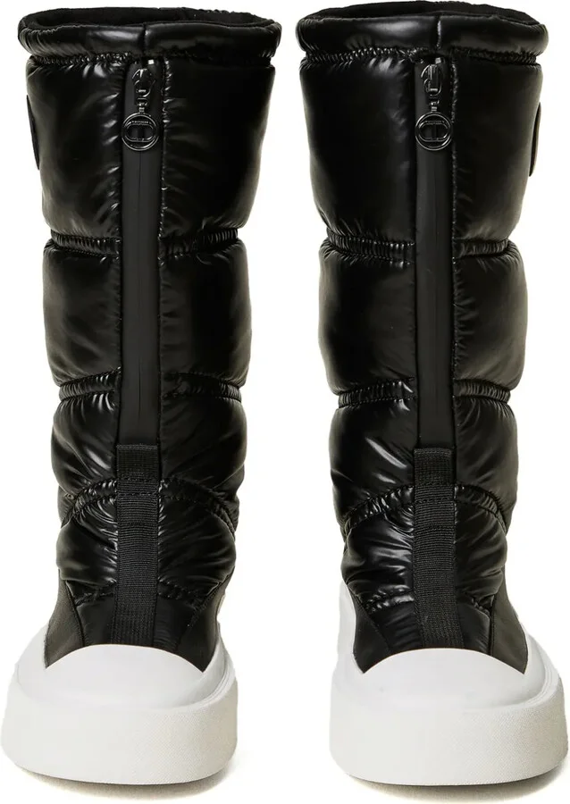 Logo-Appliqué Padded Boots - Image 4