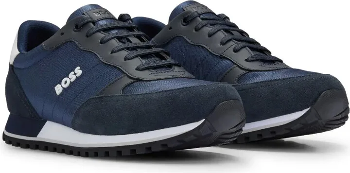 Logo-Appliqué Panelled Sneakers - Image 2