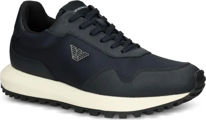 Logo-Appliqué Panelled Sneakers - Image 2