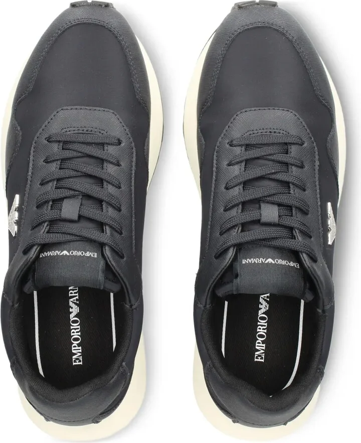 Logo-Appliqué Panelled Sneakers - Image 3