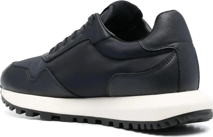 Logo-Appliqué Panelled Sneakers - Image 3