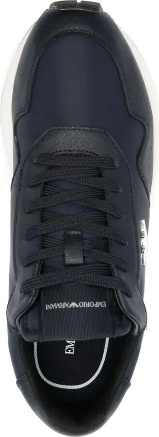 Logo-Appliqué Panelled Sneakers - Image 4