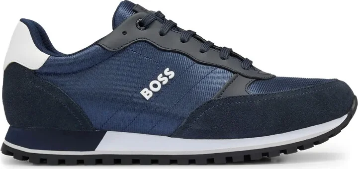 Logo-Appliqué Panelled Sneakers
