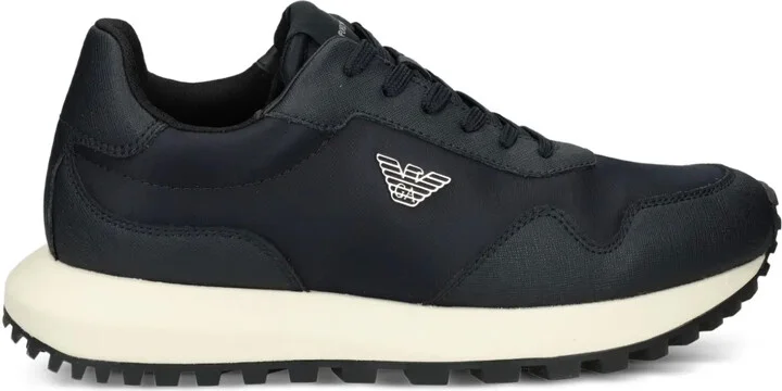 Logo-Appliqué Panelled Sneakers