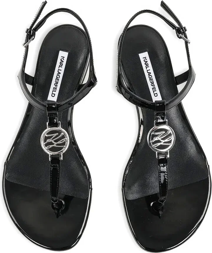 Logo-Appliqué Sandals - Image 4