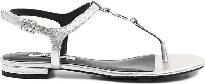 Logo-Appliqué Sandals