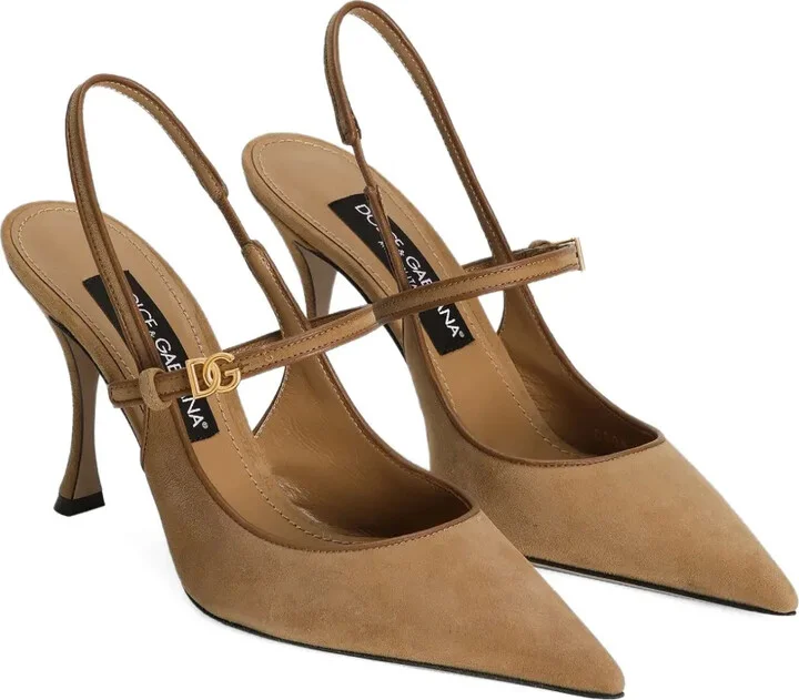 Logo-Appliqué Slingback Pumps - Image 2