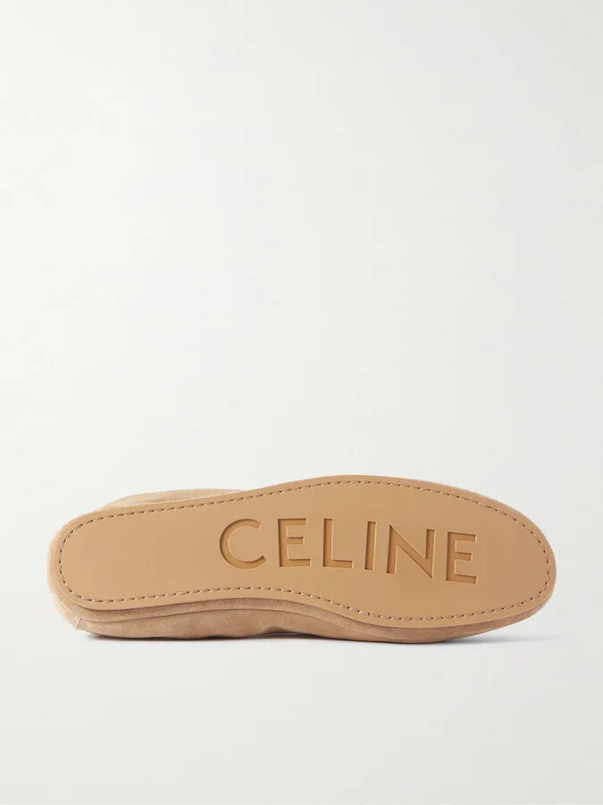Logo-Appliquéd Suede Loafers - Image 2