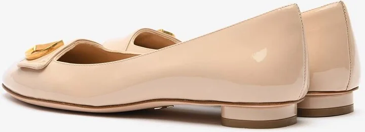 Logo Ballet Flats in Patent Leather - Image 2