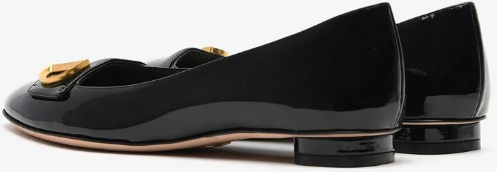 Logo Ballet Flats in Patent Leather - Image 2