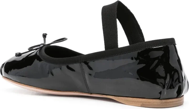 Logo-Band Ballerina Shoes - Image 3
