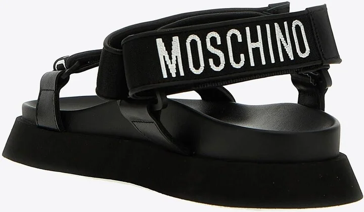 Logo Bands Flat Sandals - Image 2