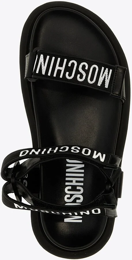 Logo Bands Flat Sandals - Image 3