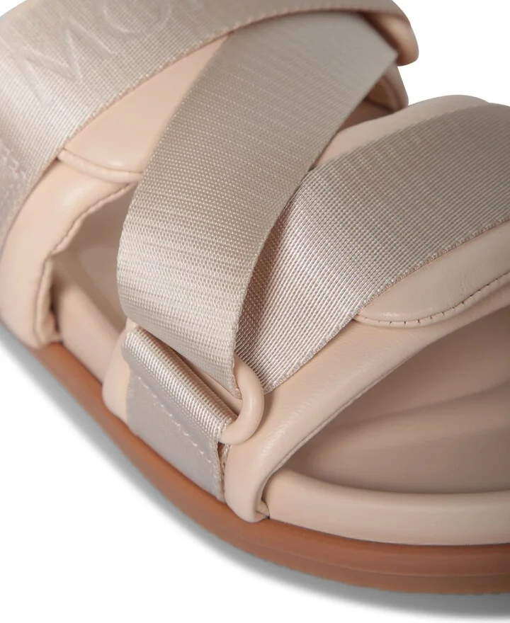 Logo Beige Sandals - Image 4