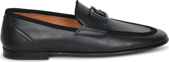 Logo Black Loafers