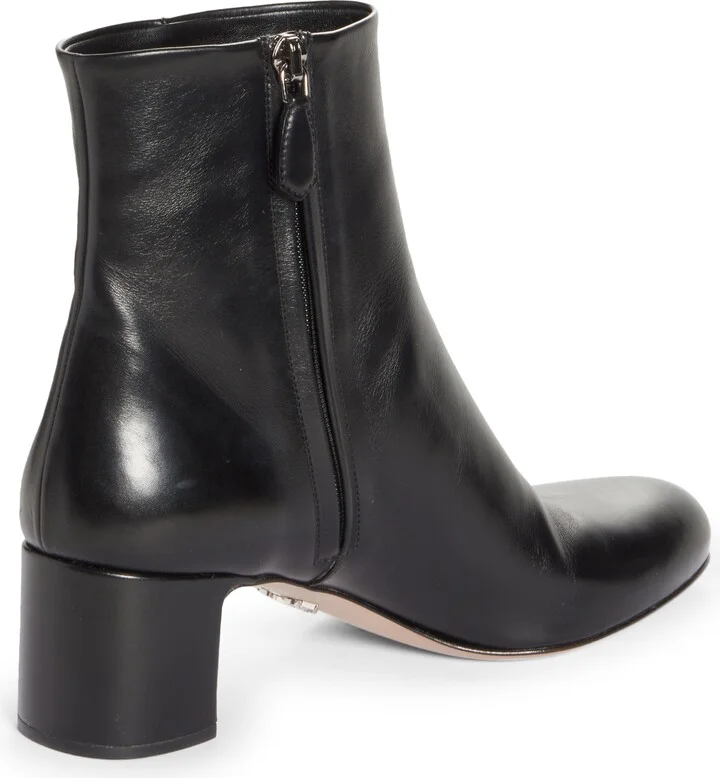 Logo Block Heel Bootie - Image 8