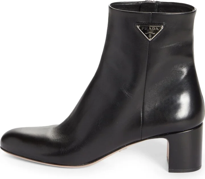 Logo Block Heel Bootie - Image 9