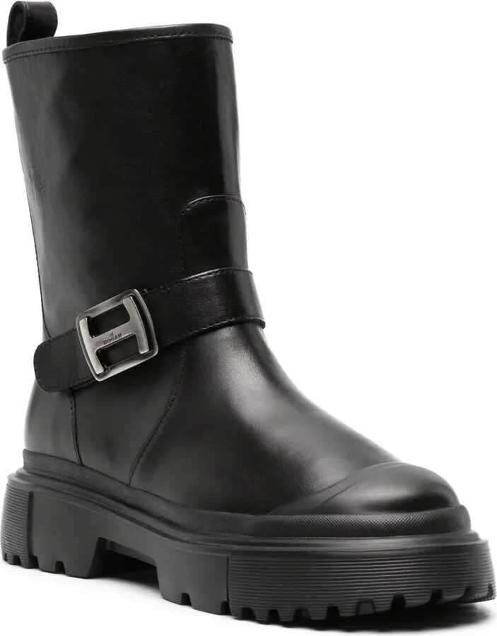 Logo-Buckle 40mm Ankle Boots - Image 2