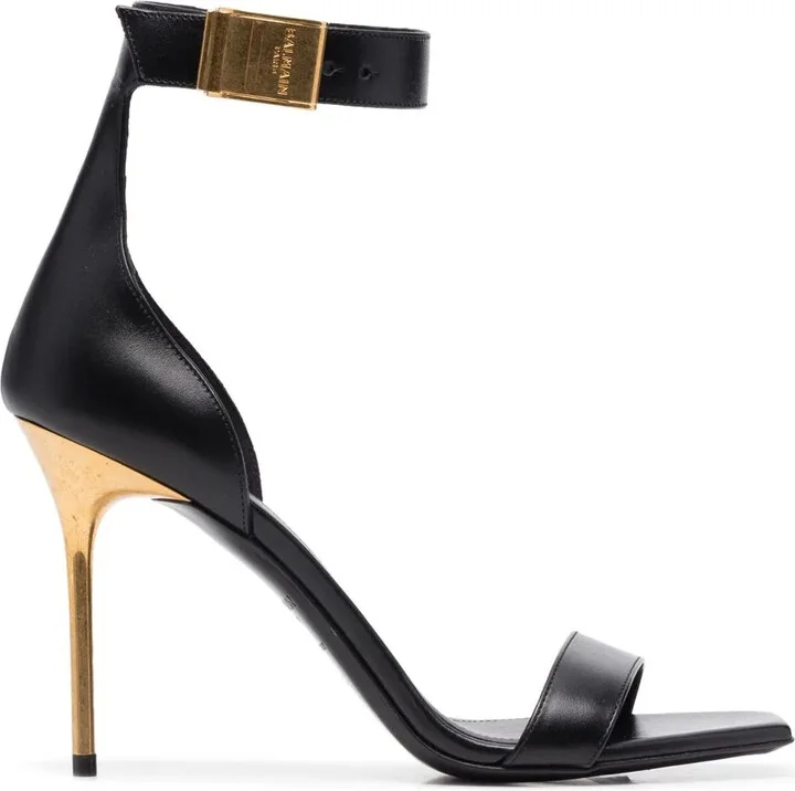 Logo-Buckle 95mm Pumps