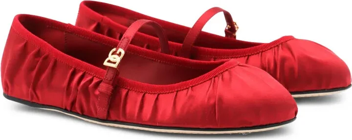 Logo-Buckle Ballerina Shoes - Image 2