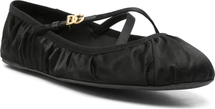 Logo-Buckle Ballet Flats - Image 2