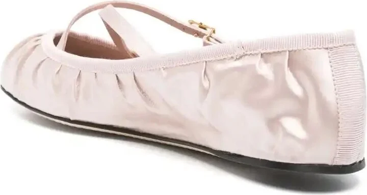 Logo-Buckle Ballet Flats - Image 3