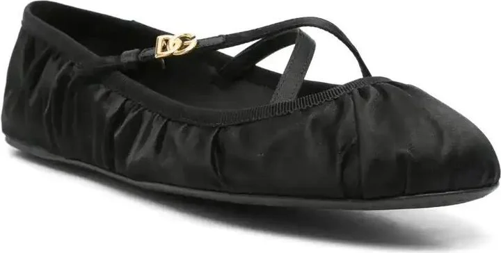 Logo-Buckle Ballet Flats - Image 2