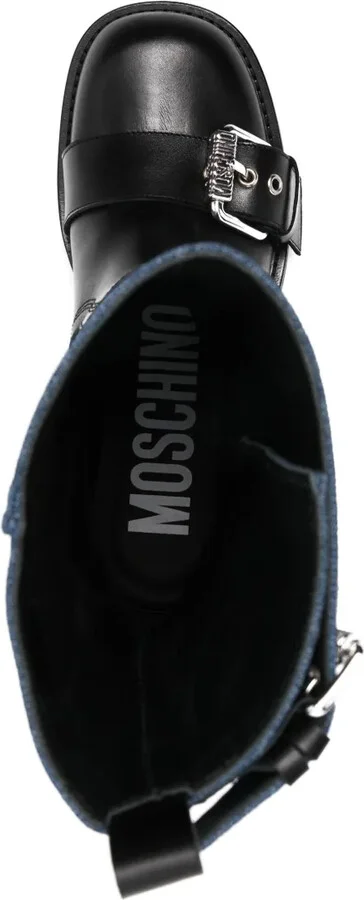 Logo-Buckle Detail Boots - Image 4