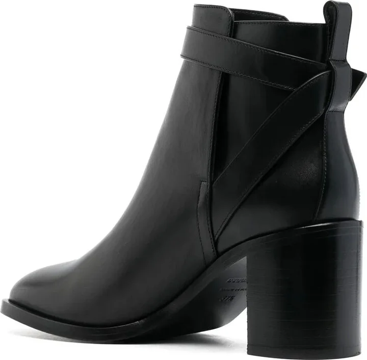 Logo-Buckle High-Heel Boots - Image 3