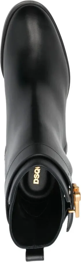 Logo-Buckle High-Heel Boots - Image 4