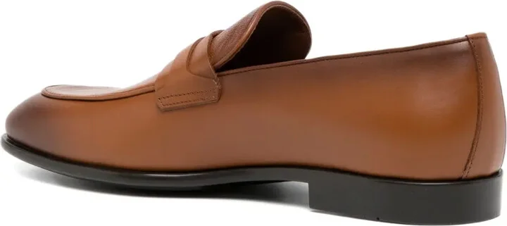 Logo-Buckle Leather Loafers - Image 3