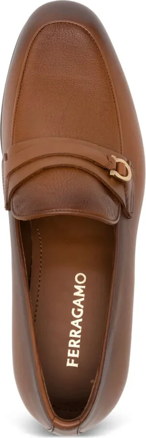 Logo-Buckle Leather Loafers - Image 4