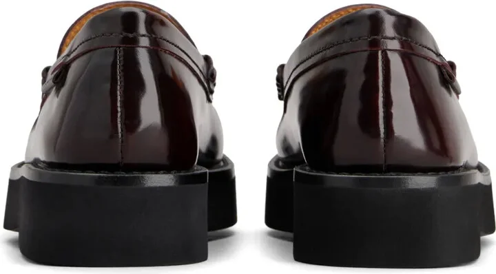 Logo-Buckle Leather Loafers - Image 3