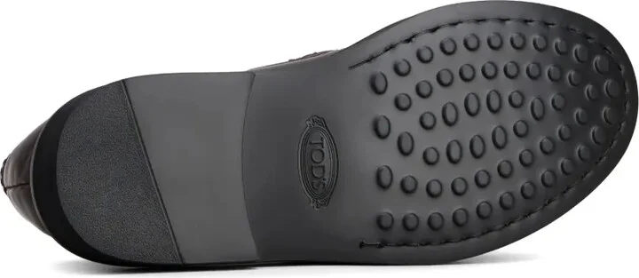 Logo-Buckle Leather Loafers - Image 4