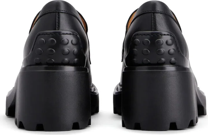 Logo-Buckle Leather Loafers - Image 3
