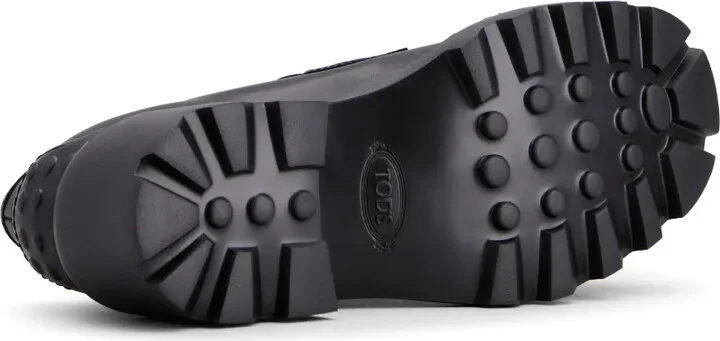 Logo-Buckle Leather Loafers - Image 4