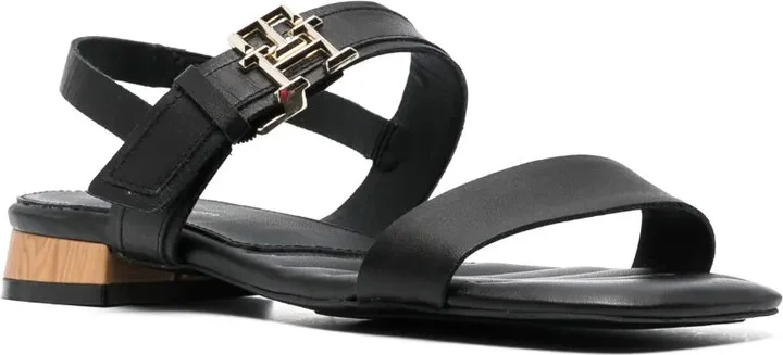 Logo-Buckle Leather Sandals - Image 2