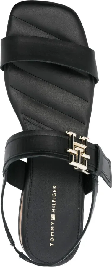 Logo-Buckle Leather Sandals - Image 4