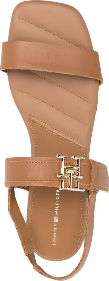 Logo-Buckle Leather Sandals - Image 4