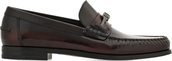 Logo-Buckle Loafers