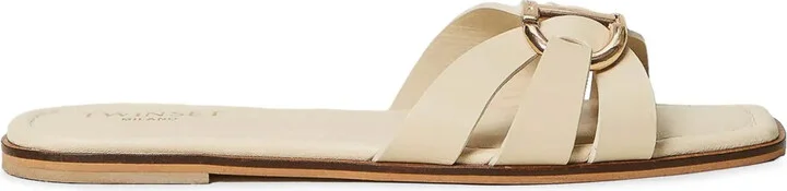 Logo-Buckle Slides