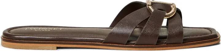 Logo-Buckle Slides